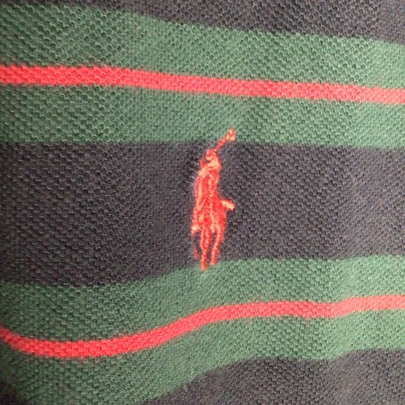 Vtg. Polo by Ralph Lauren Mens XL Striped Polo Shirt. BLUE LABEL - Picture 6 of 6